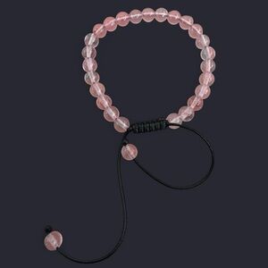 Cherry Quartz Adjustable Gemstone Bead Bracelet 6mm